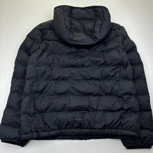 Load image into Gallery viewer, Unisex Uniqlo, black hooded puffer jacket, EUC, size 11-12,  