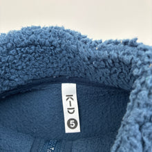 Load image into Gallery viewer, Boys KID, navy and blue teddy fleece sweater, FUC, size 5,  