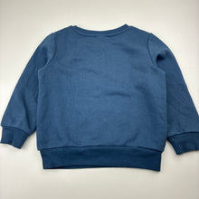 Load image into Gallery viewer, Boys Brilliant Basics, blue fleece lined sweater / jumper, GUC, size 4,  
