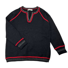Load image into Gallery viewer, Boys Wayne Jnr, wool black knit sweater, EUC, size 7,  