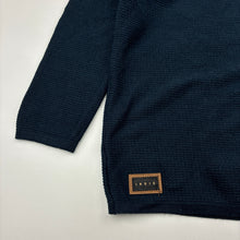 Load image into Gallery viewer, Boys Indie, navy cotton knit sweater, EUC, size 4,  