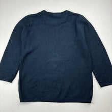 Load image into Gallery viewer, Boys Indie, navy cotton knit sweater, EUC, size 4,  
