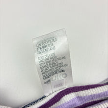 Load image into Gallery viewer, Girls Anko, purple striped long sleeve t-shirt, EUC, size 12,  