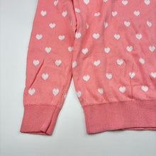 Load image into Gallery viewer, Girls BOBOYOYO, pink knitted cotton sweater, EUC, size 10,  