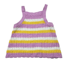 Load image into Gallery viewer, Girls Target, striped knitted cotton top, wash fade, FUC, size 5,  