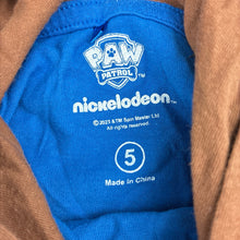 Load image into Gallery viewer, Boys Nickelodeon, Paw Patrol cotton hooded t-shirt, GUC, size 5,  