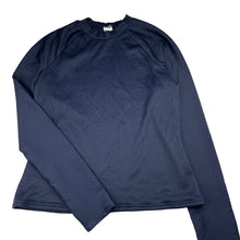 Load image into Gallery viewer, Girls Target, navy long sleeve rashie swim top, GUC, size 16,  