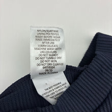 Load image into Gallery viewer, Girls Target, navy long sleeve rashie swim top, GUC, size 16,  