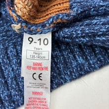 Load image into Gallery viewer, Unisex George, blue Christmas knit sweater, EUC, size 9-10,  