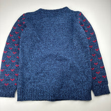 Load image into Gallery viewer, Unisex George, blue Christmas knit sweater, EUC, size 9-10,  