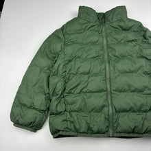 Load image into Gallery viewer, Unisex Uniqlo, khaki puffer jacket / coat, GUC, size 3-4,  