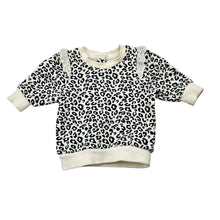 Load image into Gallery viewer, Girls Baby Berry, animal print fleece lined sweater / jumper, GUC, size 0000,  