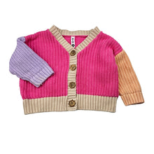 Load image into Gallery viewer, Girls KID, cotton knit cardigan, marks back right cuff, FUC, size 2,  