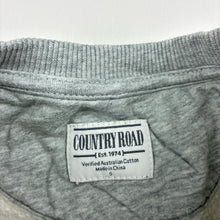 Load image into Gallery viewer, Unisex Country Road, embroidered heritage cotton sweater / jumper, light mark back left sleeve, FUC, size 5,  