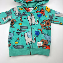 Load image into Gallery viewer, Unisex Jack &amp; Milly, fleece lined cotton zip hoodie sweater, light marks, FUC, size 1,  