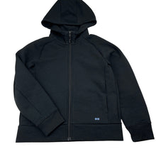 Load image into Gallery viewer, Unisex Uniqlo, black zip hoodie sweater, GUC, size 7-8,  