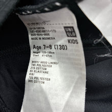 Load image into Gallery viewer, Unisex Uniqlo, black zip hoodie sweater, GUC, size 7-8,  