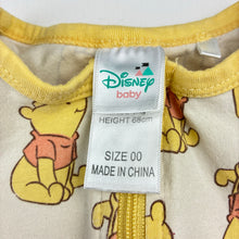 Load image into Gallery viewer, Unisex Disney Baby, Winnie The Pooh zip coverall / romper, FUC, size 00,  