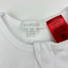 Load image into Gallery viewer, Unisex Purebaby, 0.5 Tog organic cotton sleeping bag, EUC, size 000,  