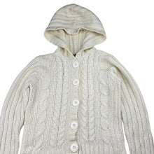 Load image into Gallery viewer, Girls Urban, chunky cable knit hooded cardigan / sweater, GUC, size 14,  