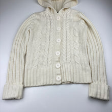 Load image into Gallery viewer, Girls Urban, chunky cable knit hooded cardigan / sweater, GUC, size 14,  