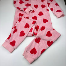 Load image into Gallery viewer, Girls Anko, fleece sleepsuit / all-in-one pyjamas, GUC, size 10,  
