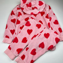 Load image into Gallery viewer, Girls Anko, fleece sleepsuit / all-in-one pyjamas, GUC, size 10,  