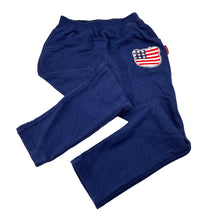 Load image into Gallery viewer, Boys Original Design, navy cotton casual pants, elasticated, Inside leg: 46cm, GUC, size 6,  