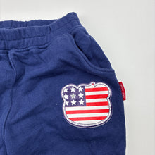 Load image into Gallery viewer, Boys Original Design, navy cotton casual pants, elasticated, Inside leg: 46cm, GUC, size 6,  