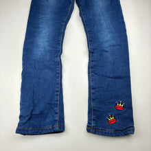 Load image into Gallery viewer, Girls gxg, fleece lined stretch pants, elasticated, Inside leg: 60cm, GUC, size 12,  