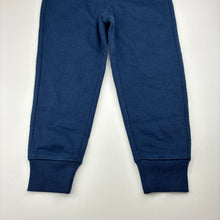 Load image into Gallery viewer, Unisex Anko, navy fleece lined track pants, Inside leg: 38.5cm, EUC, size 4,  