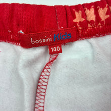 Load image into Gallery viewer, Girls Bossini, fleece lined cotton pants, elasticated, Inside leg: 57cm, EUC, size 10,  