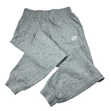 Load image into Gallery viewer, Unisex Nike, fleece lined track pants, elasticated, Inside leg: 60cm, GUC, size 10-11,  