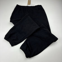 Load image into Gallery viewer, Unisex Anko, black fleece lined track pants, Inside leg: 50cm, NEW, size 8,  