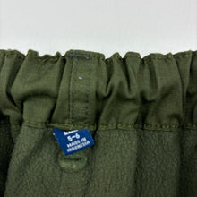 Load image into Gallery viewer, Boys Uniqlo, khaki fleece lined pants, adjustable, Inside leg: 42cm, GUC, size 5-6,  
