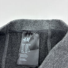 Load image into Gallery viewer, Girls H&amp;M, grey stretchy winter tights / stockings, EUC, size 7-8,  