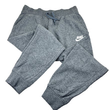 Load image into Gallery viewer, Unisex Nike, fleece lined track pants, elasticated, Inside leg: 63.5cm, GUC, size 12-13,  