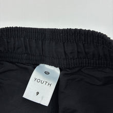 Load image into Gallery viewer, Unisex Target, black lightweight cargo pants, elasticated, Inside leg: 61cm, EUC, size 9,  