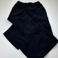 Load image into Gallery viewer, Unisex Target, black lightweight cargo pants, elasticated, Inside leg: 61cm, EUC, size 9,  