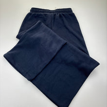 Load image into Gallery viewer, Unisex Anko, navy fleece lined track pants, Inside leg: 53cm, EUC, size 8,  