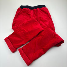 Load image into Gallery viewer, Girls gxg, fleece lined stretch velvet pants, elasticated, Inside leg: 60cm, EUC, size 12,  