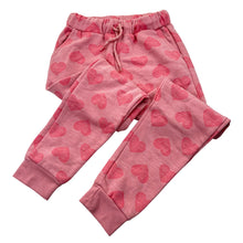 Load image into Gallery viewer, Girls KID, pink fleece lined track pants, Inside leg: 50cm, EUC, size 6,  