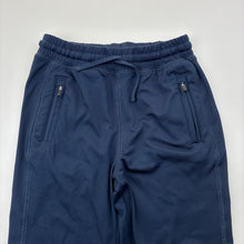 Load image into Gallery viewer, Unisex Primark, navy lightweight stretchy track pants, Inside leg: 36cm, FUC, size 3,  