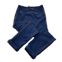 Load image into Gallery viewer, Girls Du Pareil Au Meme, navy fleece lined track pants, Inside leg: 45.5cm, GUC, size 6,  