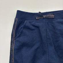 Load image into Gallery viewer, Girls Du Pareil Au Meme, navy fleece lined track pants, Inside leg: 45.5cm, GUC, size 6,  