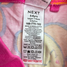 Load image into Gallery viewer, Girls Next, colourful cotton pyjama pants, GUC, size 6,  
