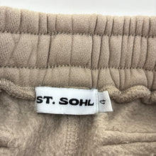 Load image into Gallery viewer, Boys ST.SOHL, fleece lined cargo pants, discolouration back bottom, Inside leg: 37cm, FUC, size 4,  