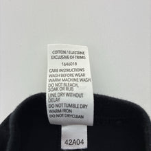 Load image into Gallery viewer, Girls KID, black stretchy leggings, Inside leg: 34cm, EUC, size 4,  