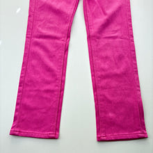 Load image into Gallery viewer, Girls Uniqlo, pink casual pants, elasticated, Inside leg: 50cm, EUC, size 5-6,  