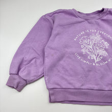 Load image into Gallery viewer, Girls Target, fleece lined sweater / jumper, light marks cuffs, FUC, size 6,  